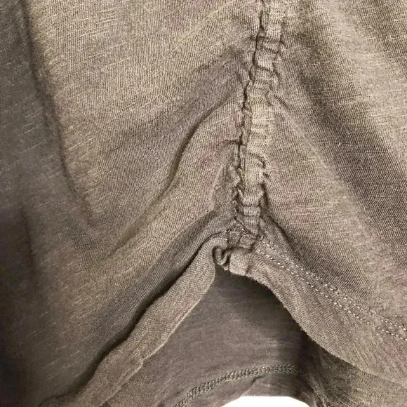 Lucky Brand Embroidered  Leaf Ruched Back Tank SM - Picture 11 of 16